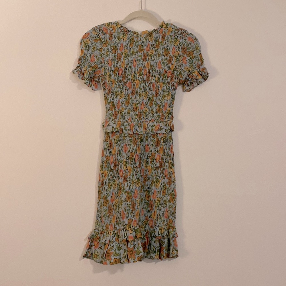 Floral Smocked Dress, Small
